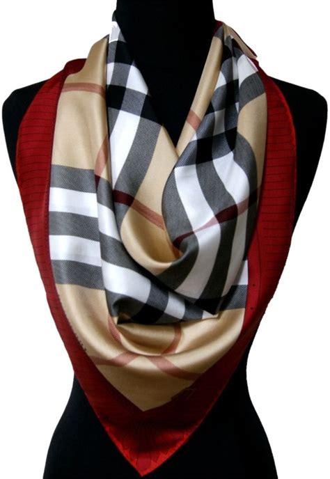 burberry silk scarf prorsum red border|Burberry silk scarf online.